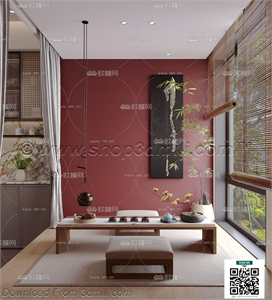 Tea Room 81 3D Model